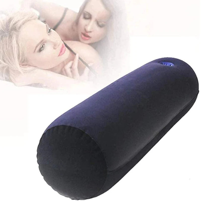Velvet Surrender – Flocked Inflatable Pleasure Cushion