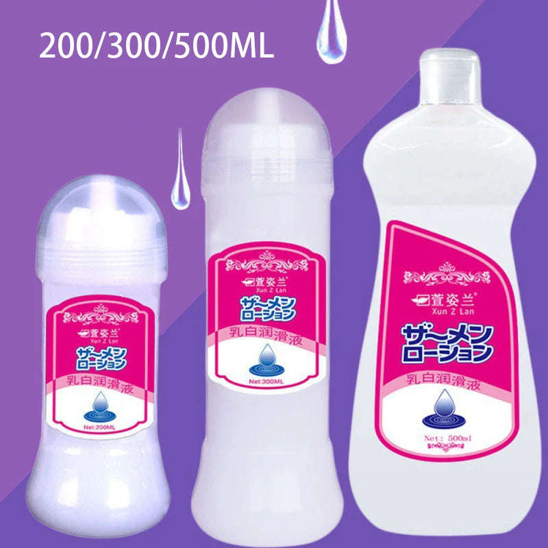 Unscented Water-Based Lubricant – High Viscosity Personal Lubricant for Anal, Vaginal, Oral and Toy Use (200ml / 300ml / 500ml)