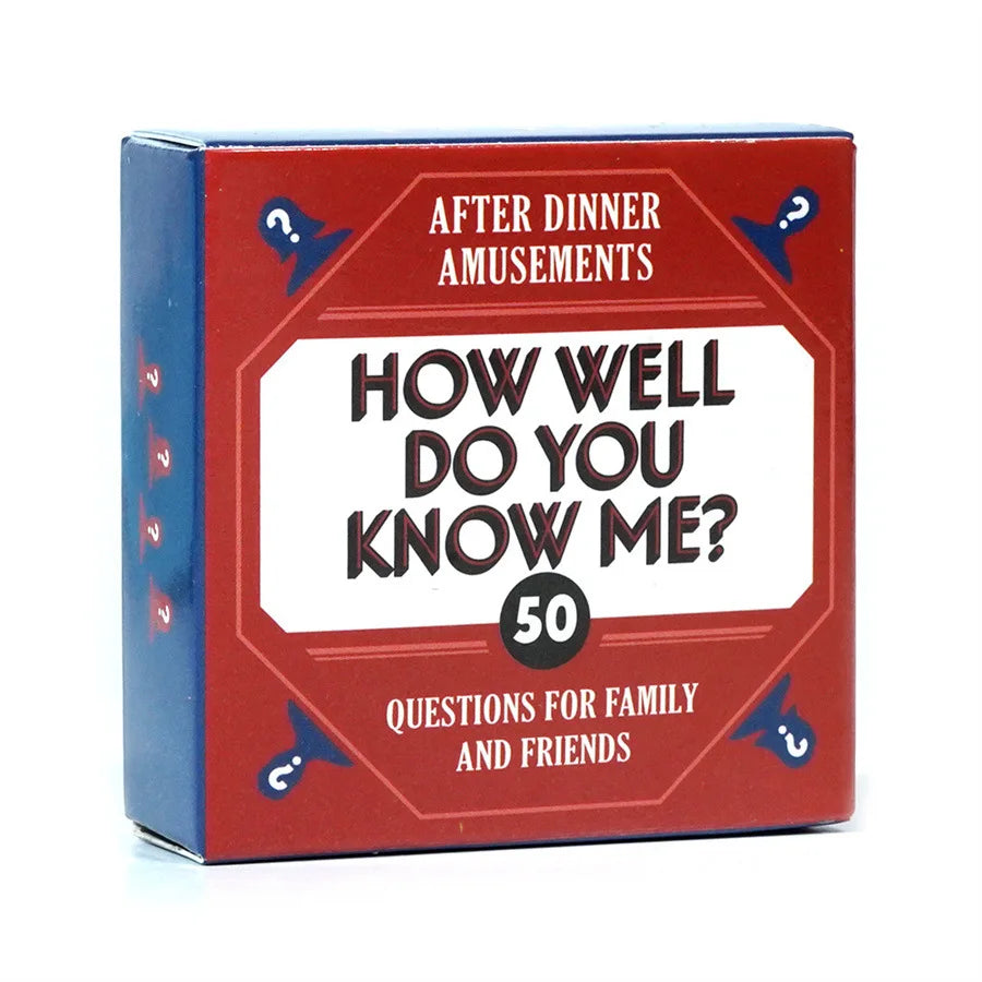 Connection Sparks — How Well Do You Know Me? Mini Game Box