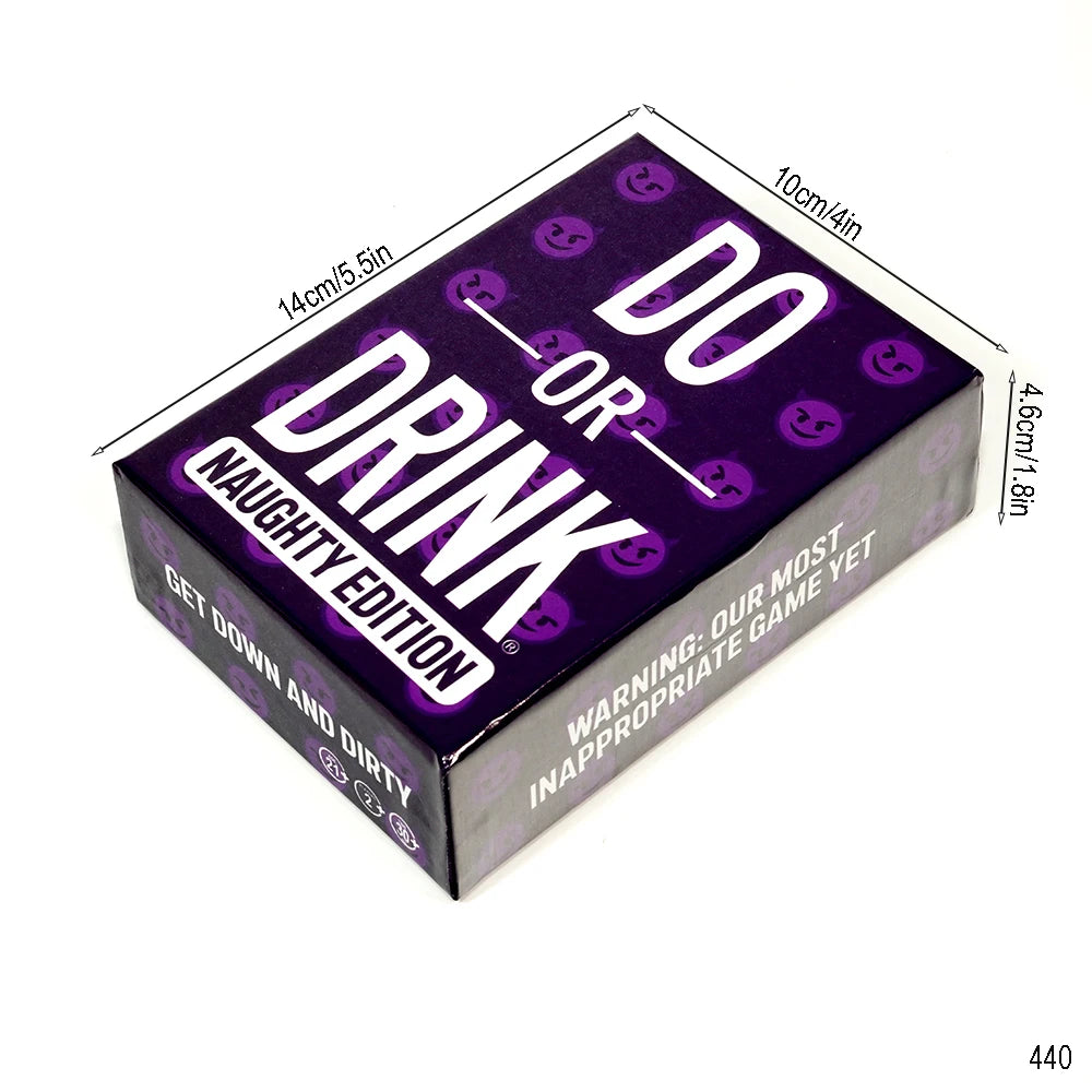 Do or Drink: Naughty Edition – Adult Party Card Game for Daring Fun and Drinking Challenges
