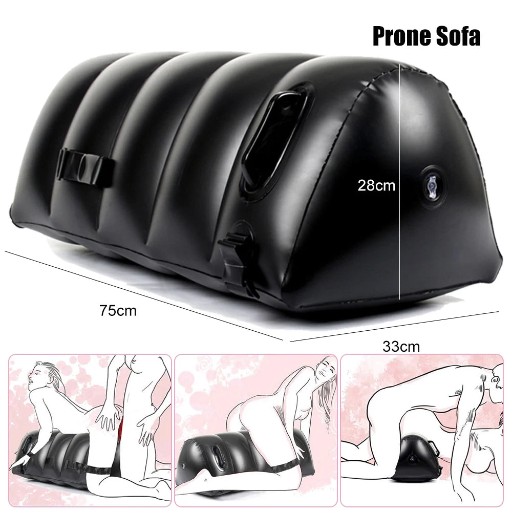 Inflatable Sex Furniture Set – Versatile Intimate Cushion with Flocking Fabric for Couples | Ergonomic Design for Multiple Positions