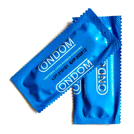 Ultra-Thin Natural Latex Condoms – 52mm Width | Electronically Tested | Long-Lasting Lubrication | 100+ Combo Pack