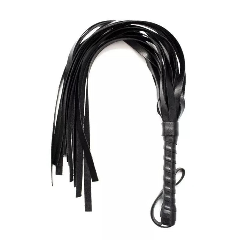PU Leather Horse Tassel Whip – BDSM Spanking Paddle for Couples | Erotic Adult Game Accessory