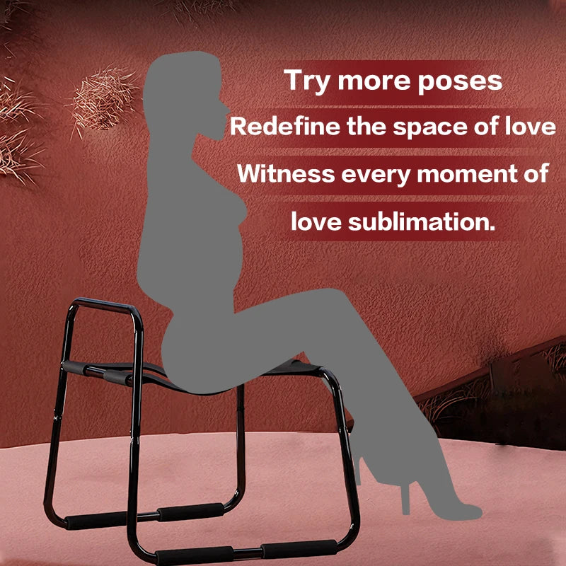 SM Sex Chair for Couples | Erotic Bondage Training Chair | Adjustable Love Seat Adult Furniture Sex Tools