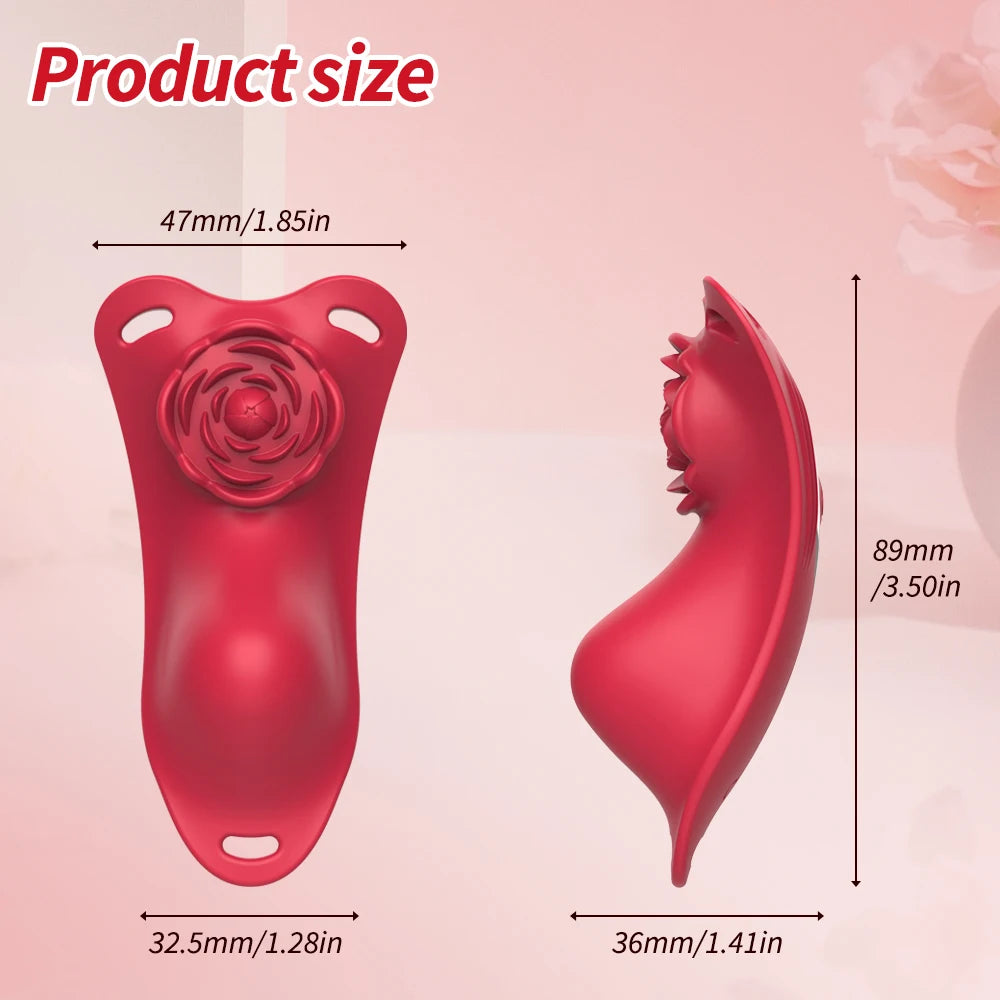 Whispering Rose — Remote-Controlled Wearable Vibrator for Her