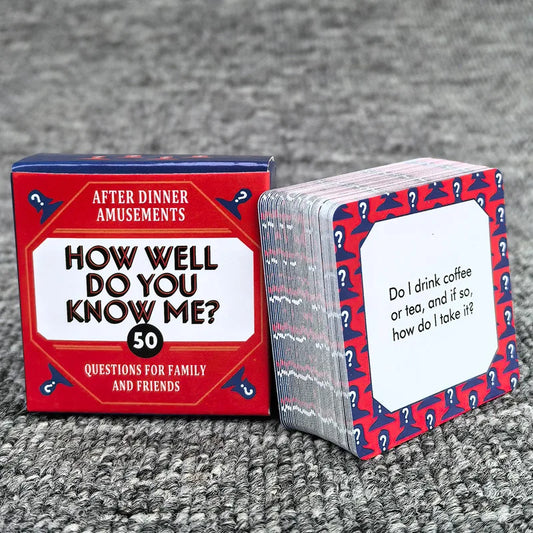 Connection Sparks — How Well Do You Know Me? Mini Game Box