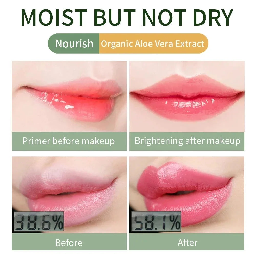 Kiss of Bloom – Aloe Infused Color - Temperature Color Change Lipstick Moisturizing Lip Balm Long Lasting Waterproof Nourishing Lip