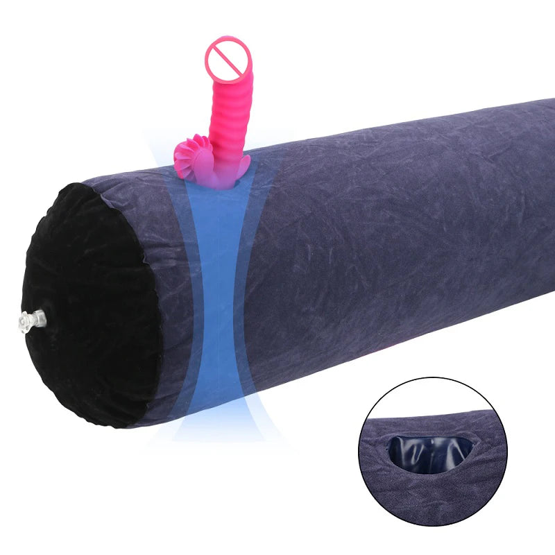 Deep Curve Desire – Cylindrical Pleasure Pillow with Hidden Indulgence