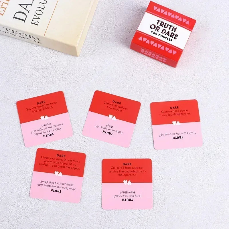 Bare Truths and Bold Dares — Couples Card Game (51 Flirty Prompts)