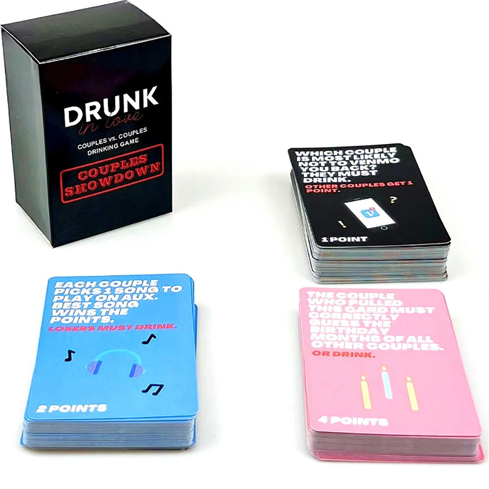 "Drunk in Love" – Couples Drinking Card Game | Romantic Adult Game for Date Night, Parties, Anniversaries and Valentine’s Day