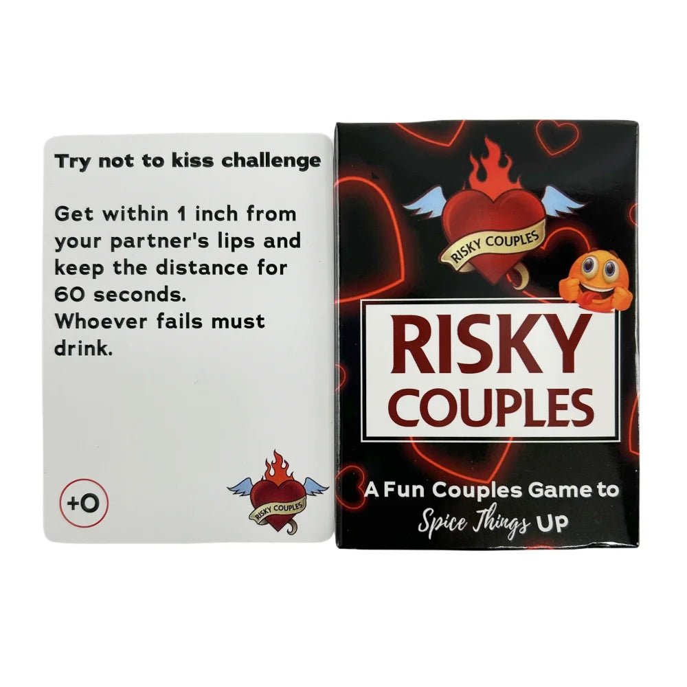 Risky Couples — 150 Daring Prompts for Wild, Romantic Nights - Super Fun Couples Game For Date Night