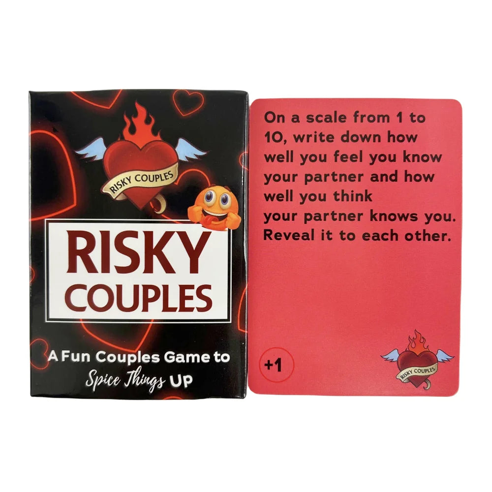Risky Couples — 150 Daring Prompts for Wild, Romantic Nights - Super Fun Couples Game For Date Night