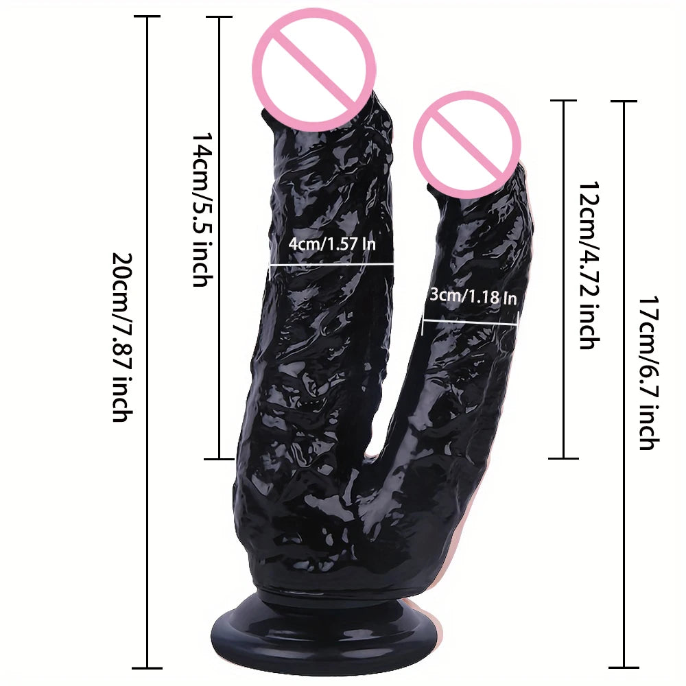 Dual Ecstasy — Double Penetration Dildo for Intense Pleasure