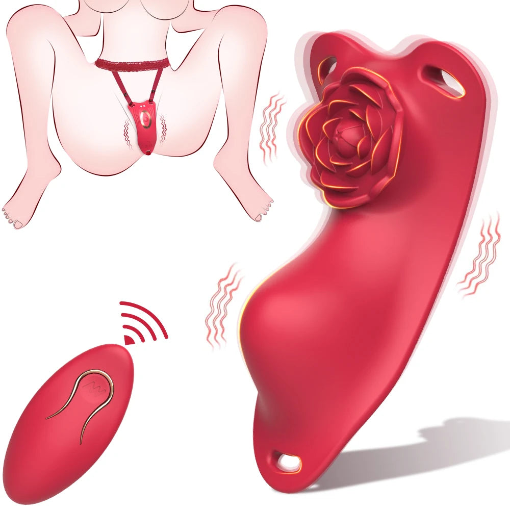 Whispering Rose — Remote-Controlled Wearable Vibrator for Her