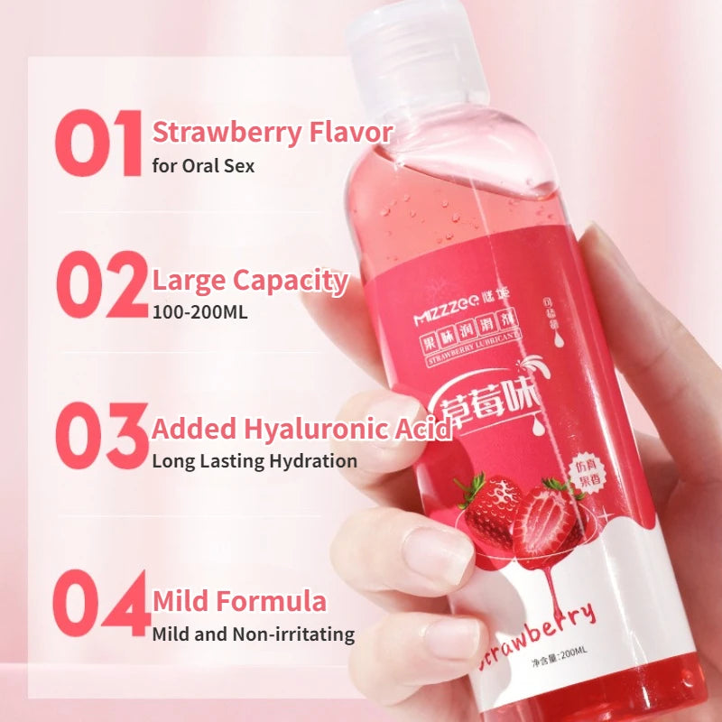 Sweet Seduction — Lickable Strawberry Bliss Lubricant (100/200ML)