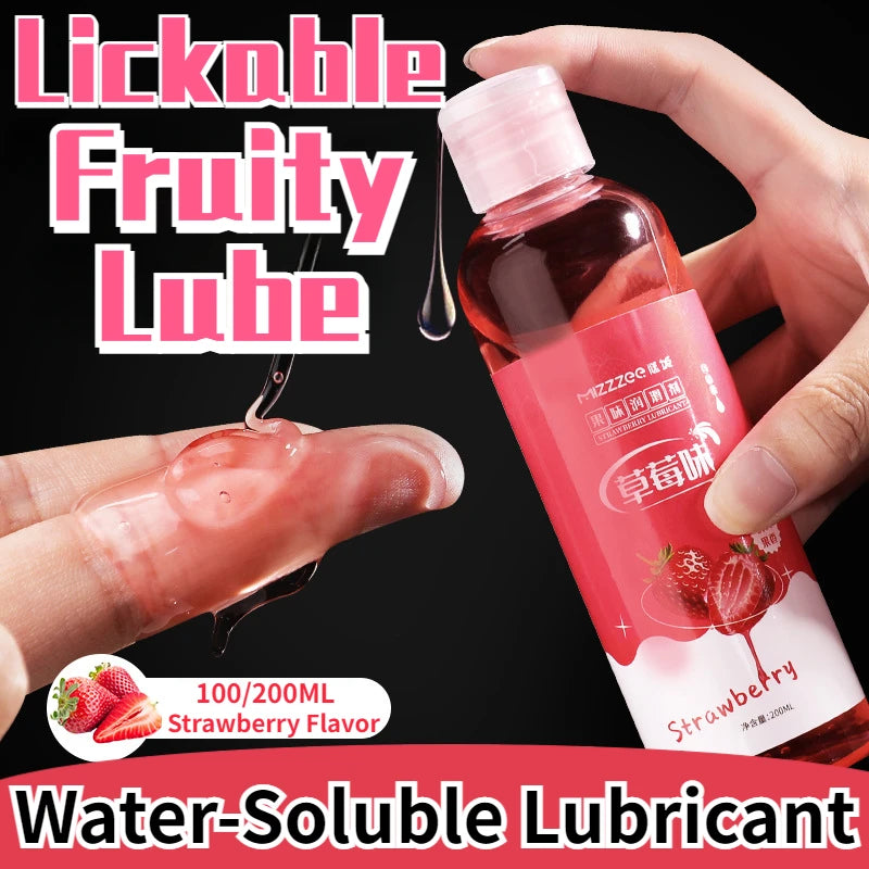 Sweet Seduction — Lickable Strawberry Bliss Lubricant (100/200ML)