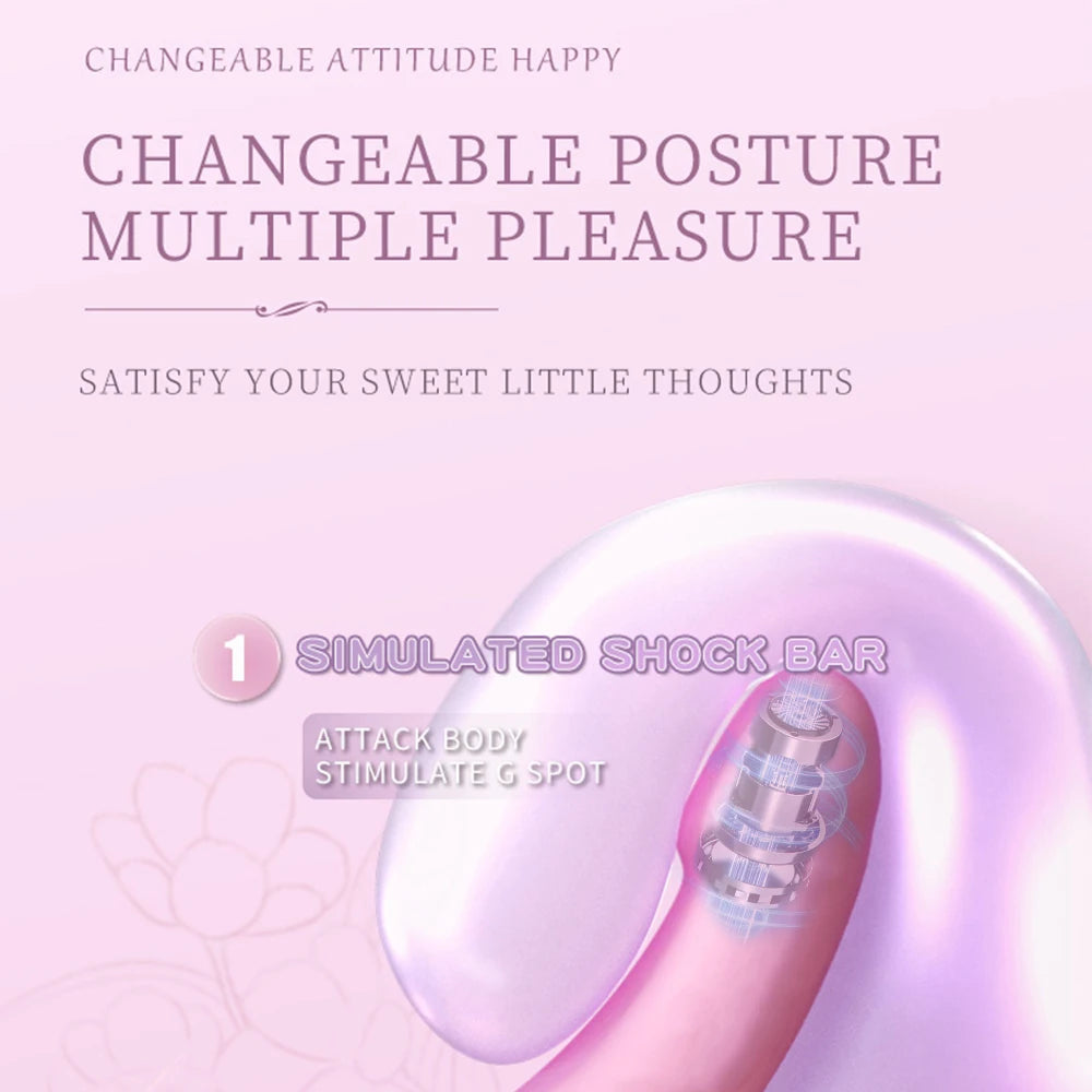 Strapless Strap on Dildo Vibrators for Women 3 in 1 Vibrator G-Spot Vibrating Penis Dildo Erotic Adult Sex Toys for Couples 18+