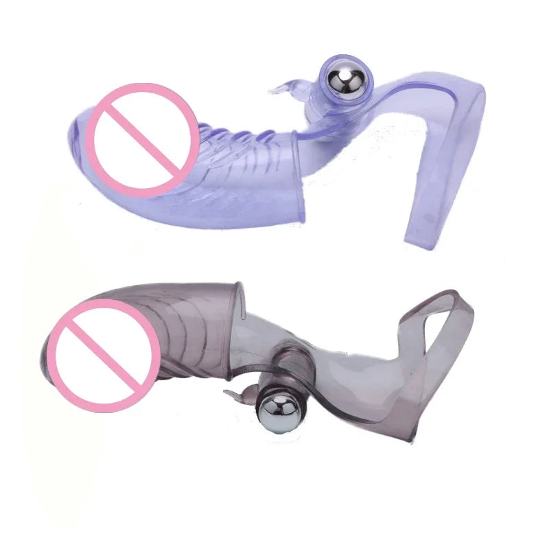 Vibrating Finger Cover Sex Toys for Couples Flirting Vibration G-spot Clitoris Stimulator Finger Condom Adult Sex Products Bdsm