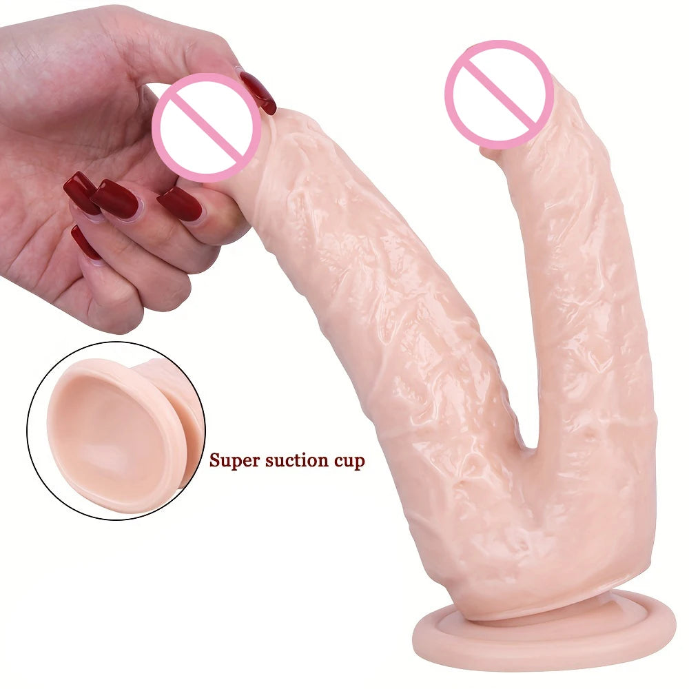Dual Ecstasy — Double Penetration Dildo for Intense Pleasure