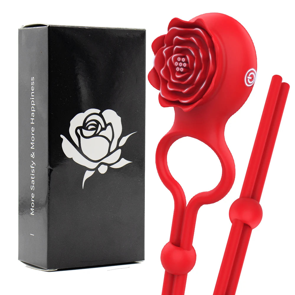Blush Bloom – Rose Vibrating Ring for Intimate Blossoming
