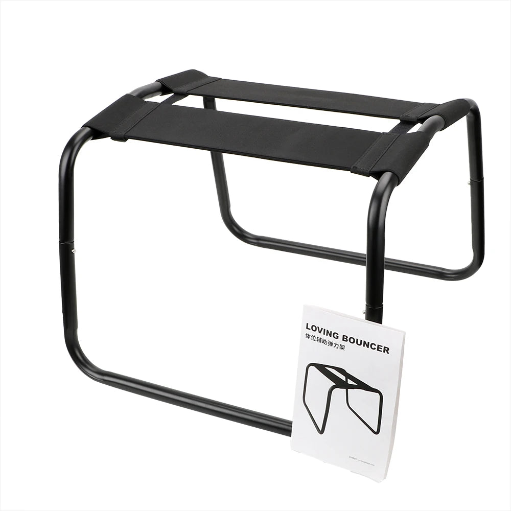 Elastic Sex Position Chair – Sturdy Iron Frame with Nylon Bands for Enhanced Intimacy and Support