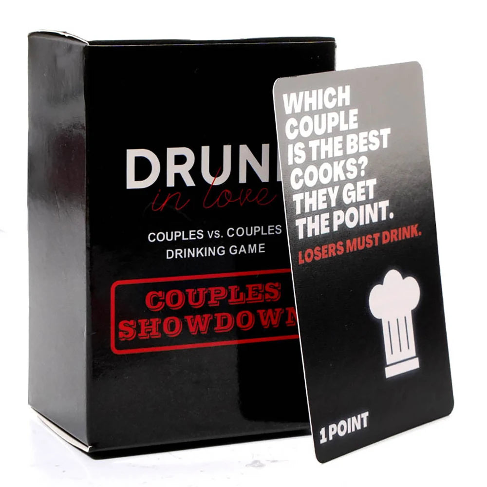 "Drunk in Love" – Couples Drinking Card Game | Romantic Adult Game for Date Night, Parties, Anniversaries and Valentine’s Day