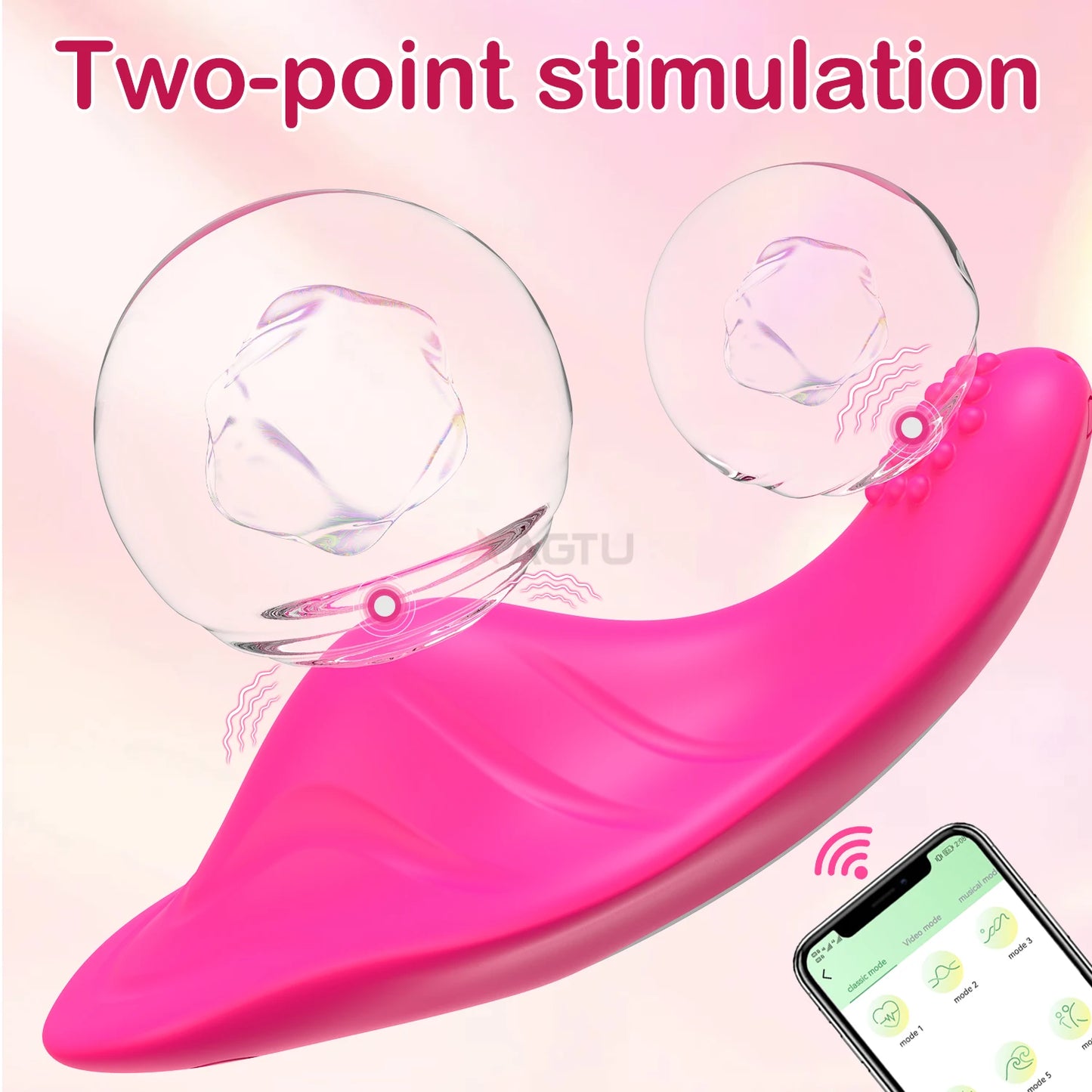 Wearable APP-Controlled Clitoral Vibrator – Panty Bullet Stimulator for G-Spot &amp; Vagina Pleasure