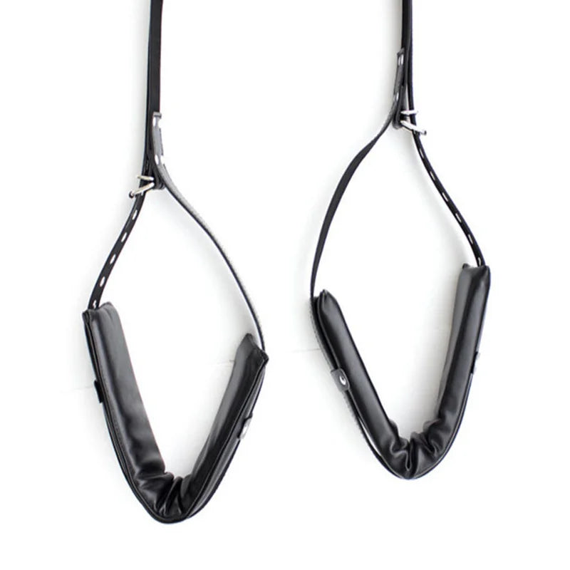 BDSM Bondage Gear Adjustable Handcuffs Ankle Cuffs Open Leg Restraint Fetish Sex Toys For Woman Couples Adult Games No Vibator