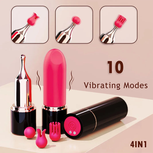 Bullet Vibrator for Women Mini Size Vagina Vibrator Clitoris Nipples Stimulator Lipstick Female Masturbation Sex Toy for Women