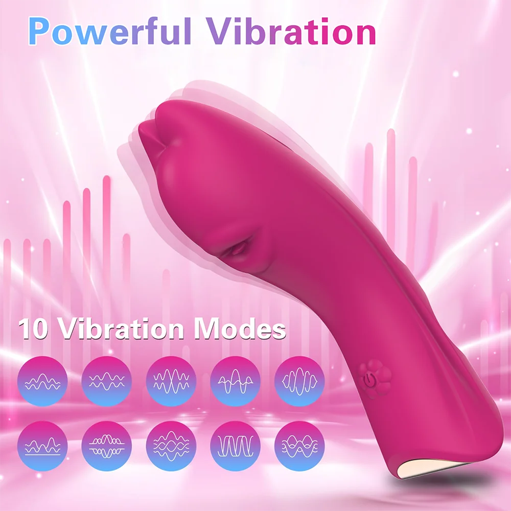10-Speed Clitoral and G-Spot Finger Vibrator | Wearable Nipple Massager for Women and Couples