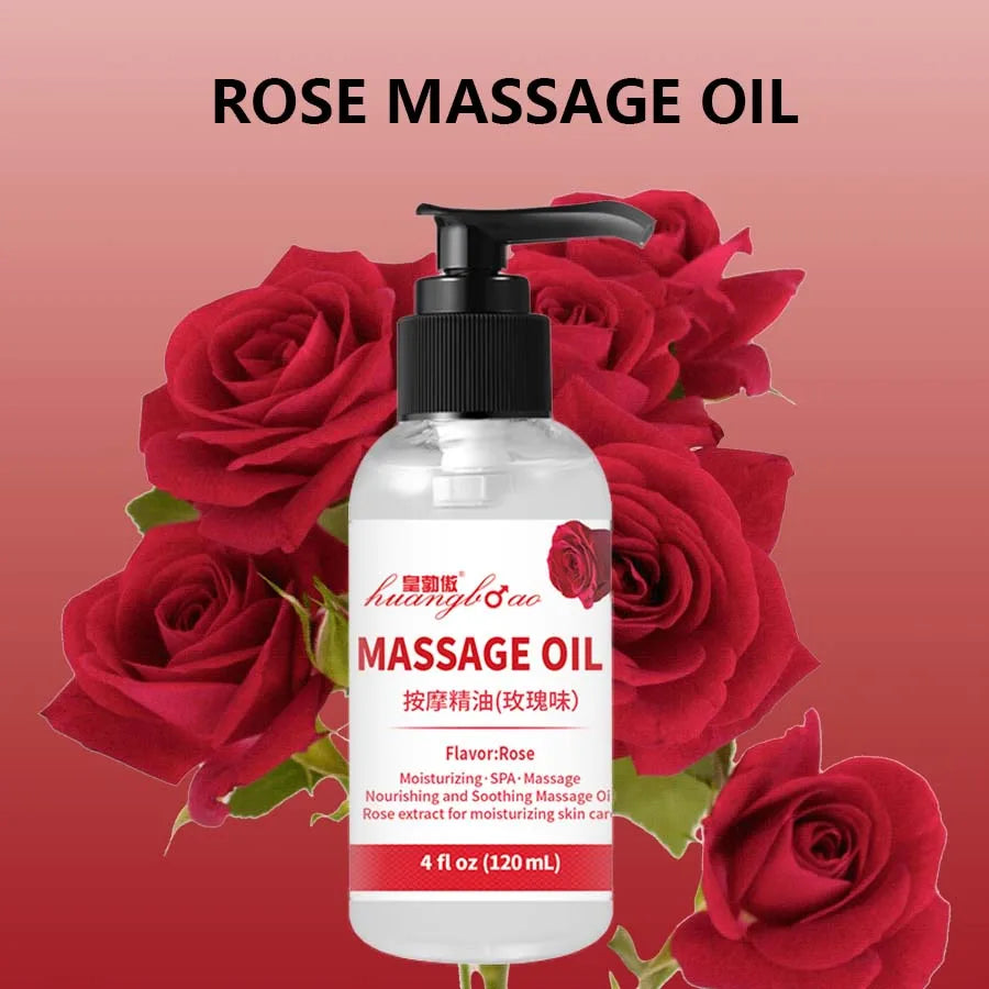 Lavender Massage Oil for Couples - Full Body Massage Oil for Date Night Massage Smooth Gliding Formula Valentine's Day present