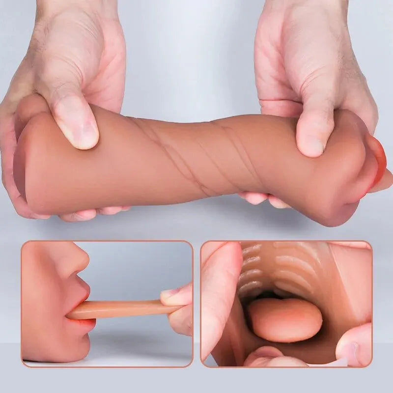 3-in-1 Male Masturbation Cup – Realistic Oral, Vaginal and Anal Experience | Discreet Packaging