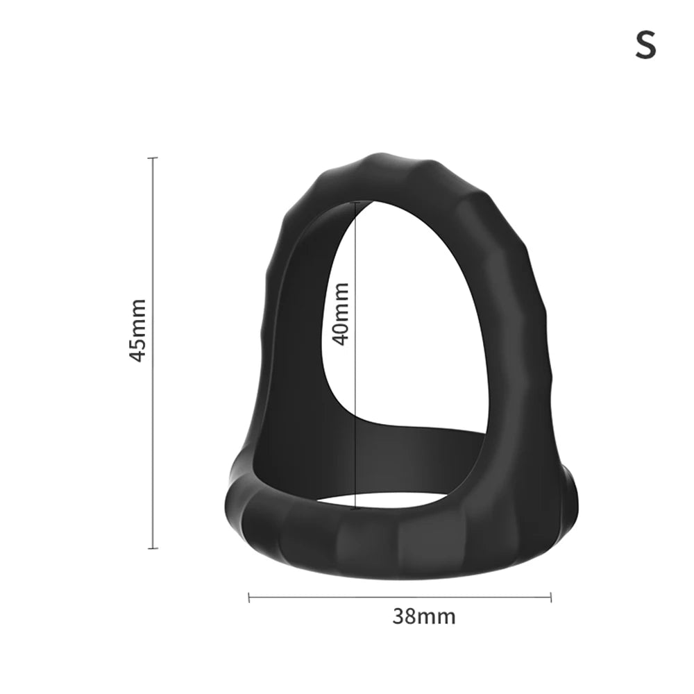 Male Cock Ring Silicone Penis Ring for Men Ejaculation Delay Semen Lock Ring Adult Supplies Male Masturbation Goods Sex Shop