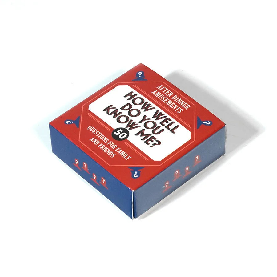 Connection Sparks — How Well Do You Know Me? Mini Game Box