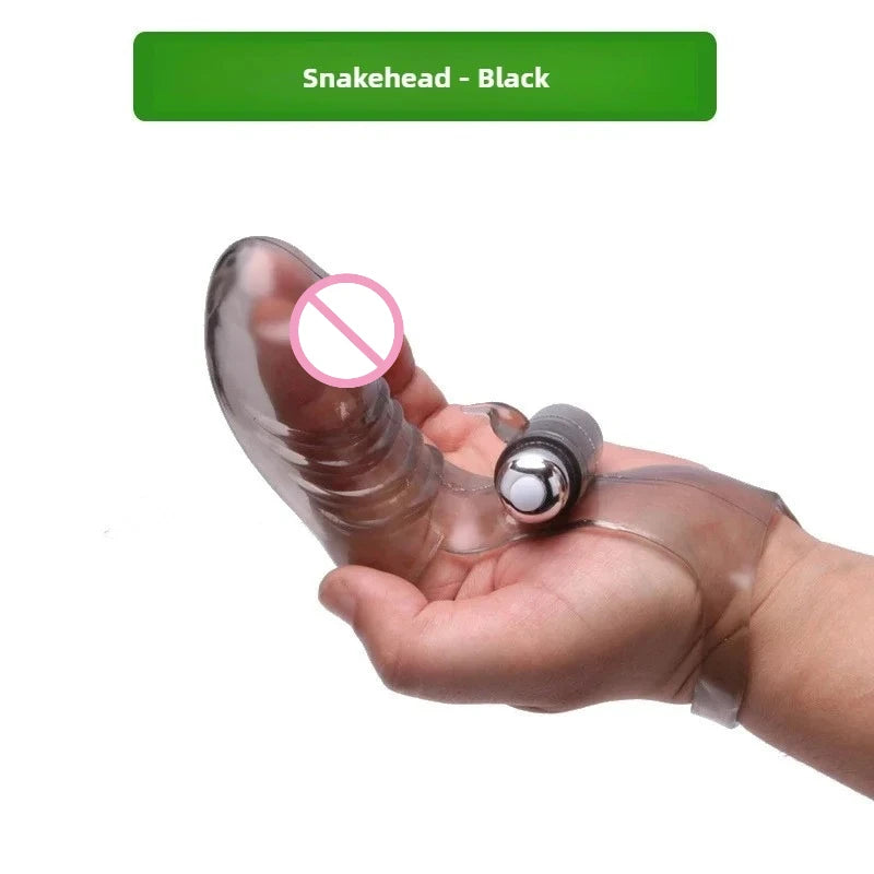 Vibrating Finger Cover Sex Toys for Couples Flirting Vibration G-spot Clitoris Stimulator Finger Condom Adult Sex Products Bdsm