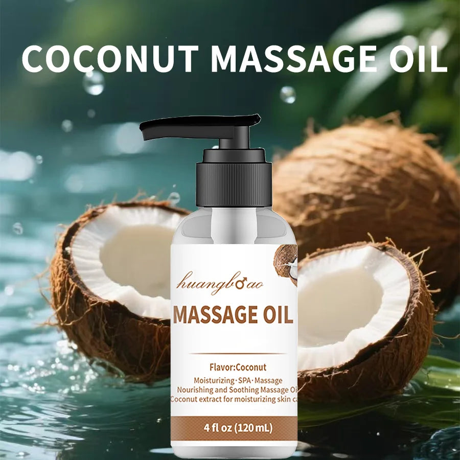 Lavender Massage Oil for Couples - Full Body Massage Oil for Date Night Massage Smooth Gliding Formula Valentine's Day present