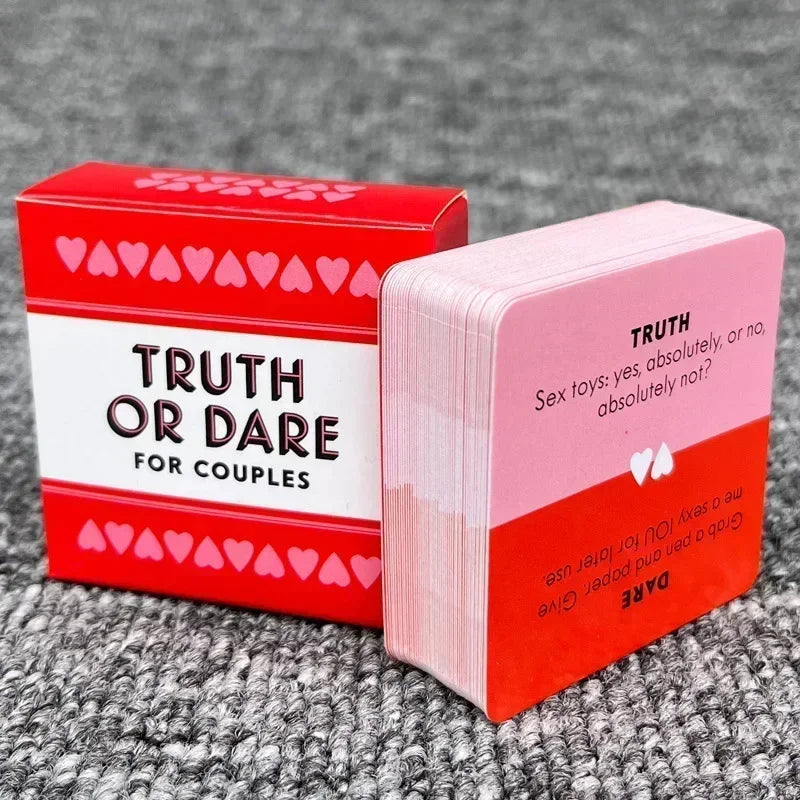 Bare Truths and Bold Dares — Couples Card Game (51 Flirty Prompts)