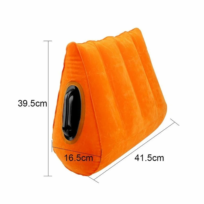 Inflatable Sex Pillow Adult Furnitures Magic Wedge Sexual Cushion Love Position Handle BDSM Sofa Erotic Toys For Couples Games