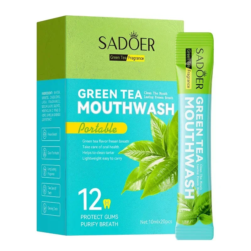 Baking Soda Mouthwash – Peach Flavor | Teeth Whitening and Long-Lasting Fresh Breath