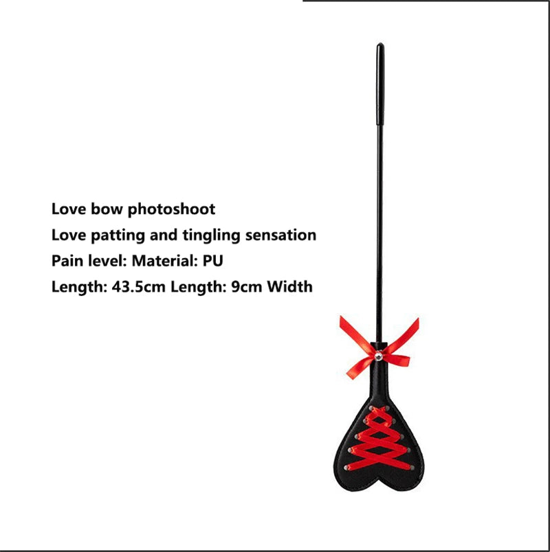 PU Leather Horse Tassel Whip – BDSM Spanking Paddle for Couples | Erotic Adult Game Accessory