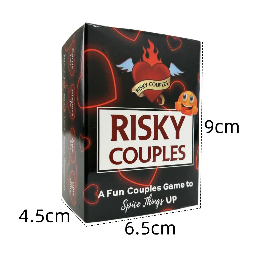 Risky Couples — 150 Daring Prompts for Wild, Romantic Nights - Super Fun Couples Game For Date Night
