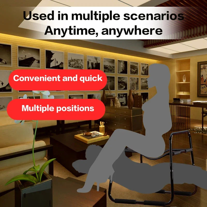 SM Sex Chair for Couples | Erotic Bondage Training Chair | Adjustable Love Seat Adult Furniture Sex Tools