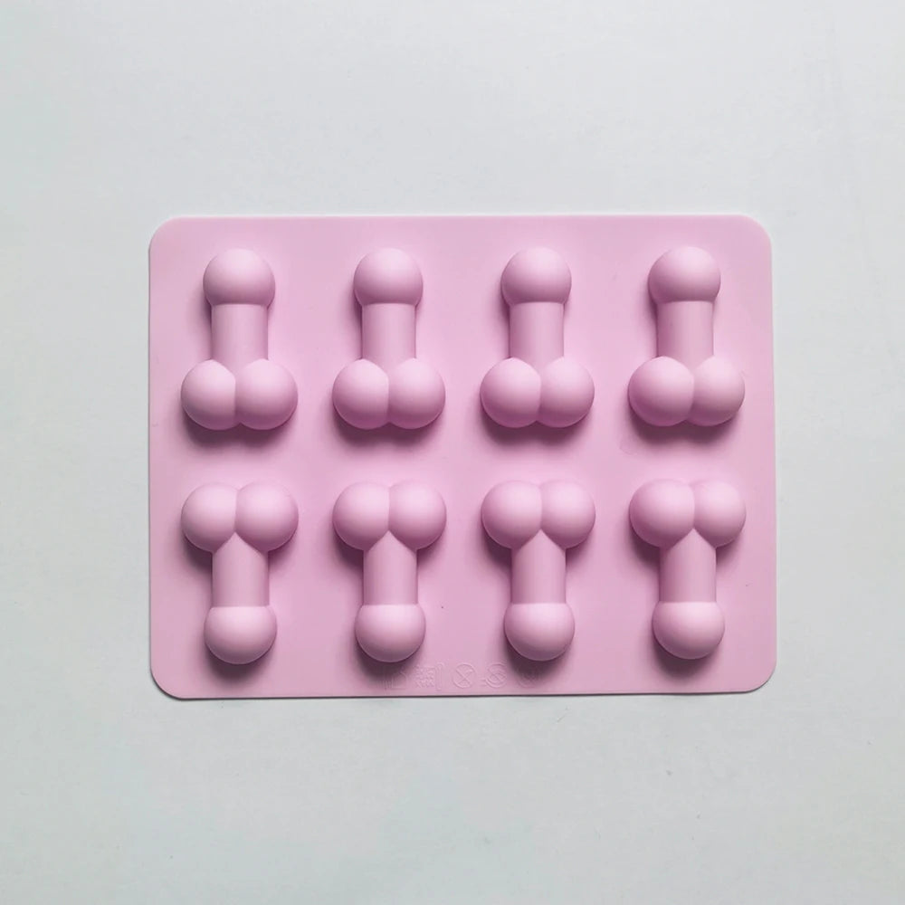 Cake Mold Dick Ice Cube Tray Silicone Mold Soap Candle Moulds Sugar Craft Tools Chocolate Mould Mini Ice Cream Forms