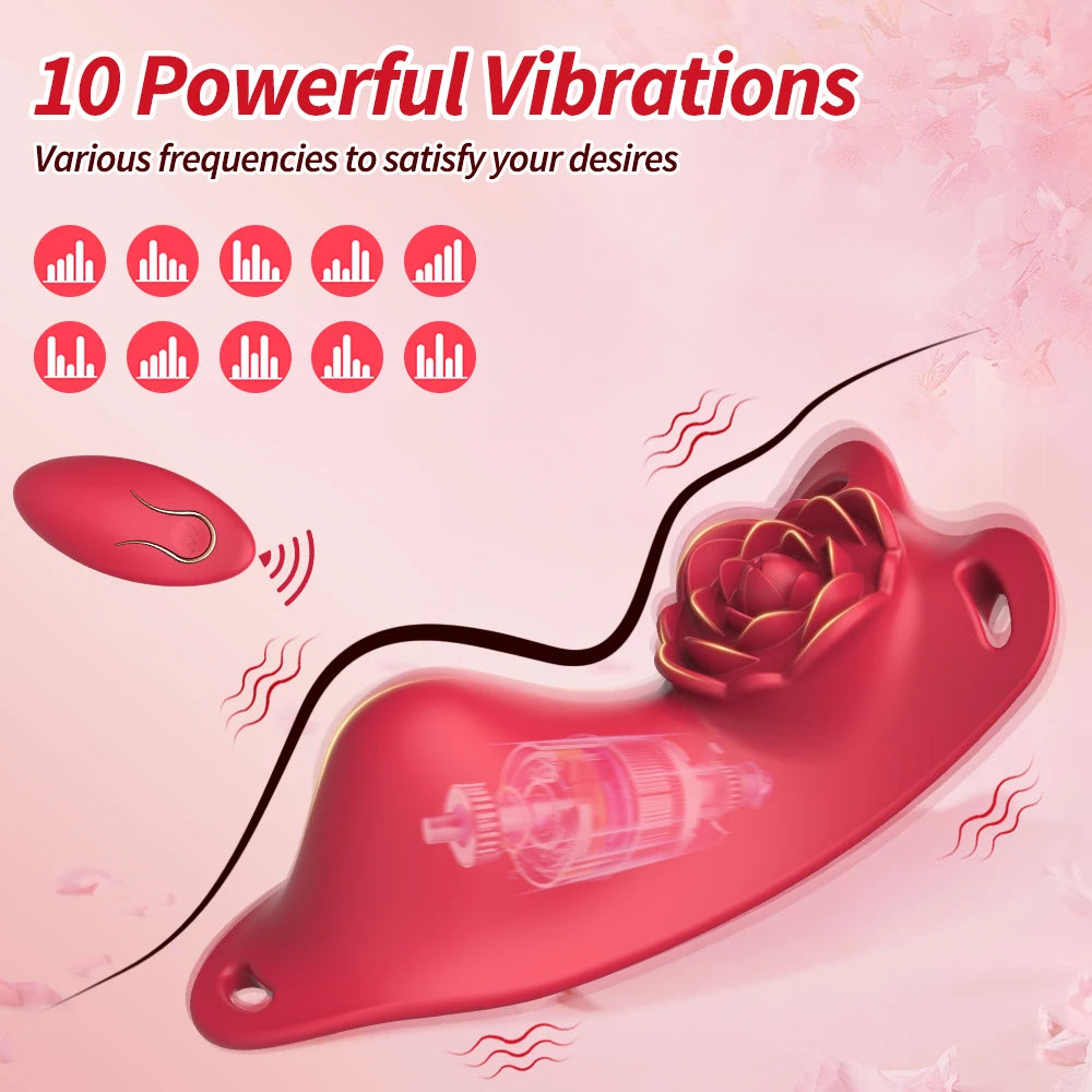 Whispering Rose — Remote-Controlled Wearable Vibrator for Her