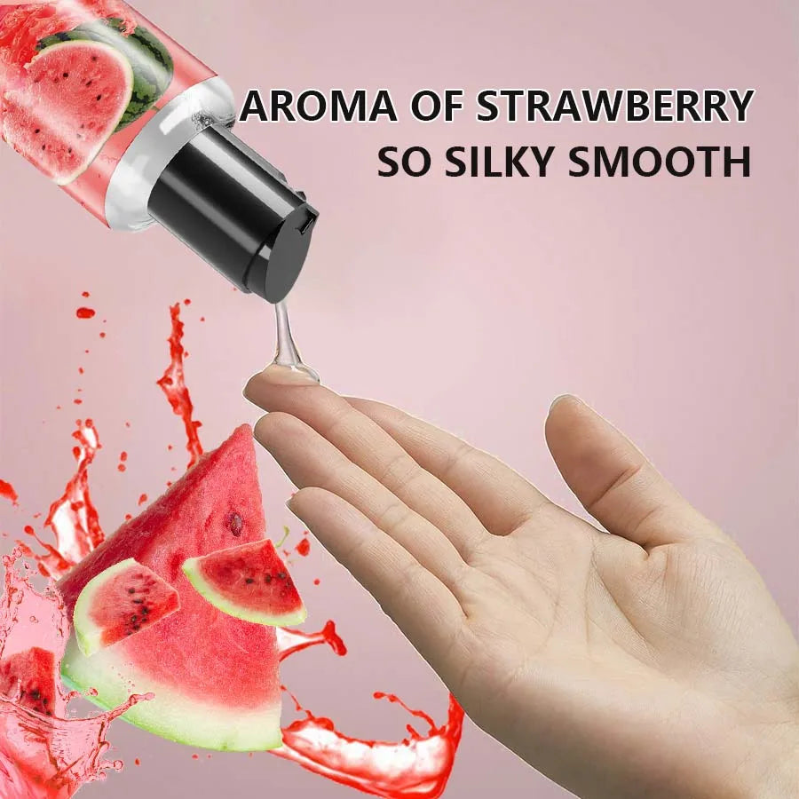 watermelon flavor Premium Flavored Edible Lube for Men, Women and Couples | Long-Lasting, Condom Safe, Sugar Free, 200ml