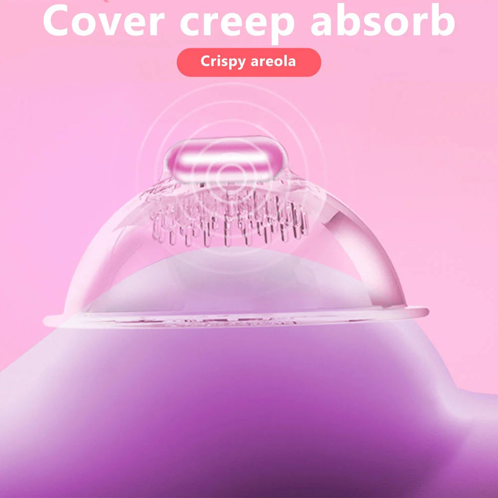 Nipple and Clitoral Stimulator – Vacuum Suction Vibrator for Breast Massage and Female Pleasure