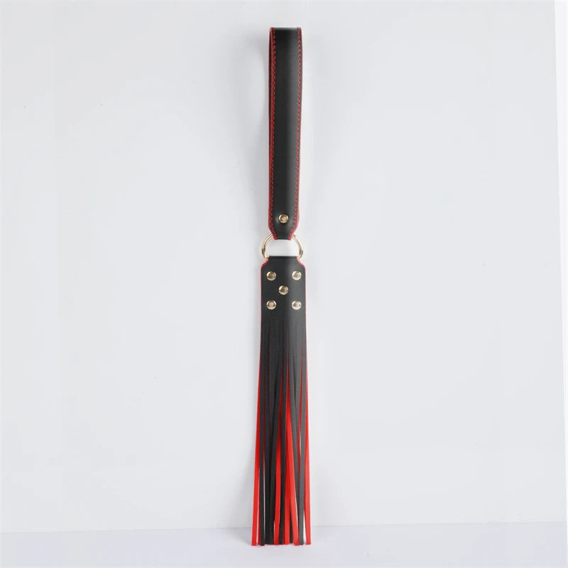 PU Leather Horse Tassel Whip – BDSM Spanking Paddle for Couples | Erotic Adult Game Accessory