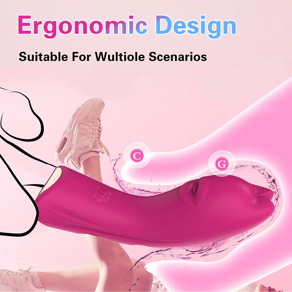 10-Speed Clitoral and G-Spot Finger Vibrator | Wearable Nipple Massager for Women and Couples