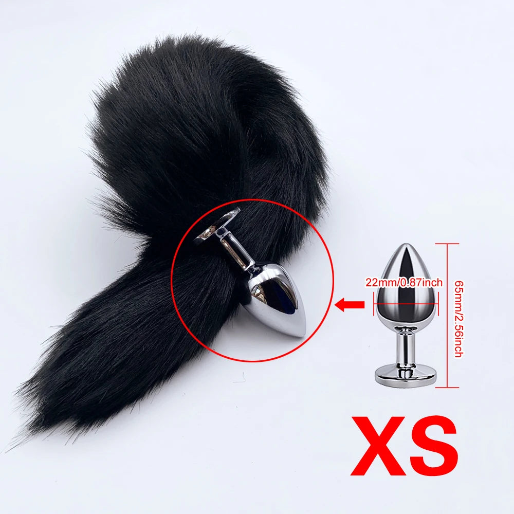 Stainless Steel Butt Plug with Rounded Tip – Hypoallergenic Metal Anal Toy for Beginners and Couples