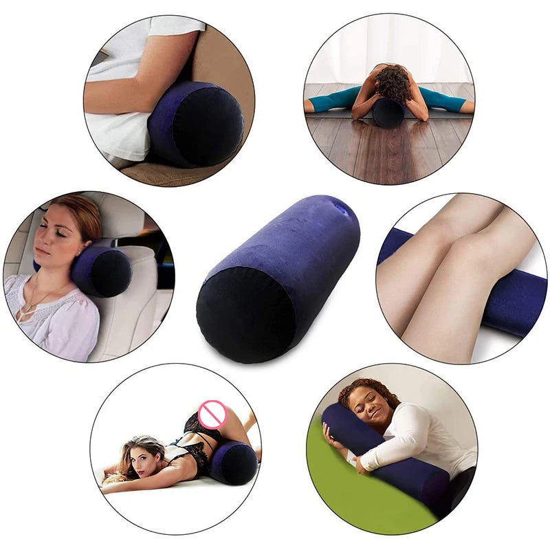 Pleasure Curve – Vibrator-Ready Contour Love Pillow - Adult Fun Furniture Female Masturbation Pillow Assistance Cushion With Hole Vibrator
